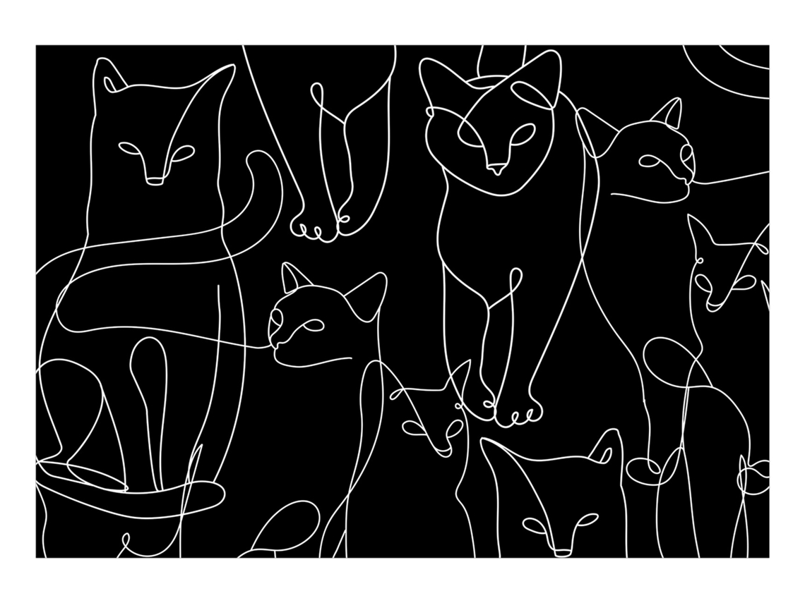 Papel de Parede ARTGEIST Cat Habits - First Variant (300x210)