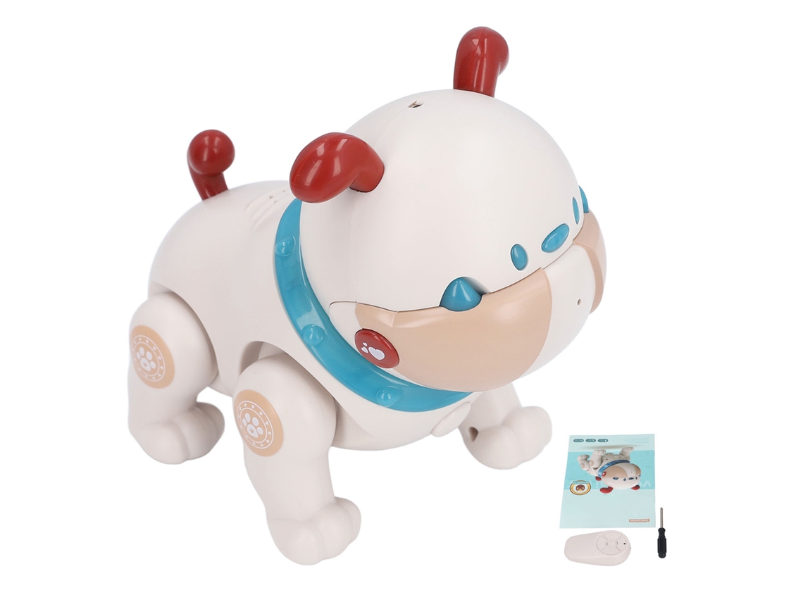 Ats perro Robot de Control Remoto Sensible Al Toque Interactivo Inteligente Juguete Mascota Electrónica para Niños Azul