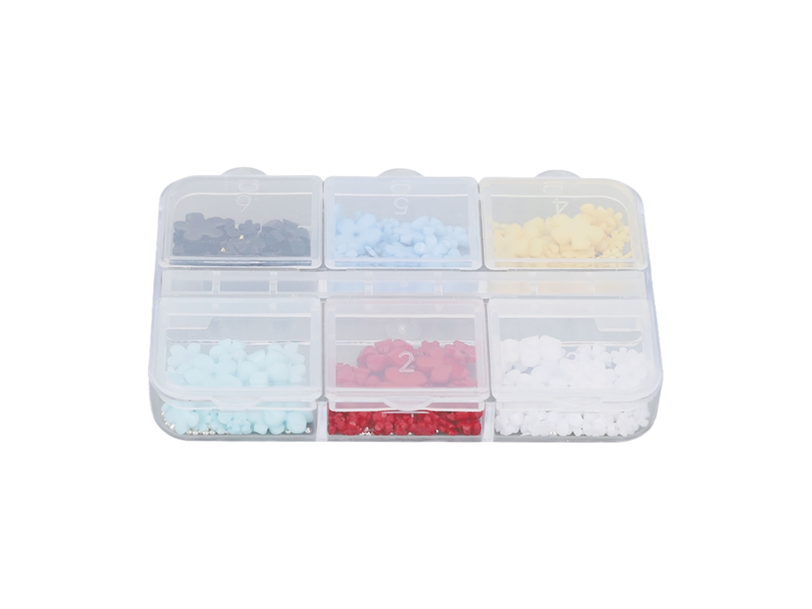 Decoração De Unhas Com Flores 3d Em Resina 5 Pétalas 6 Cores Cute Para Mulheres Acessórios De Unhas
