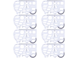 Lurelia Régua Transparente Multifuncional 8 Peças Plástico Para Bebés E Crianças