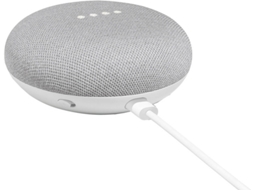 Assistente Virtual GOOGLE Home Mini Rock (Google Assistant - Branco)