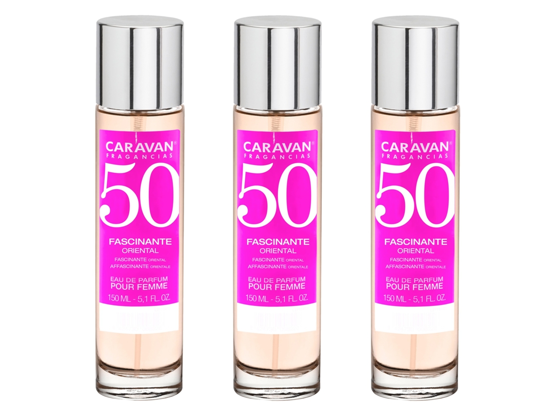 3X Perfume Homem Nº50 150Ml CARAVAN