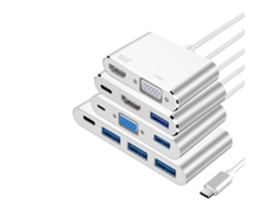 Lurelia Dock Usb-c Hub 2 Em 1 Para Monitor Externo, 4k