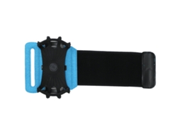 Suporte de pulseira rotativo 360 graus para telefone 4, 6,7 polegadas, para esportes, azul S