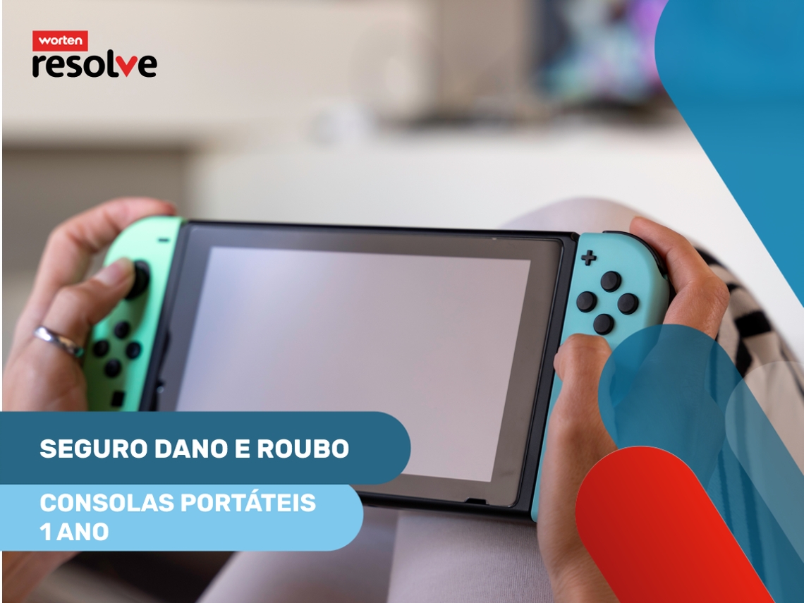 Seguro Dano Roubo 1 Ano - 1800 a 2500 - Consolas Portáteis