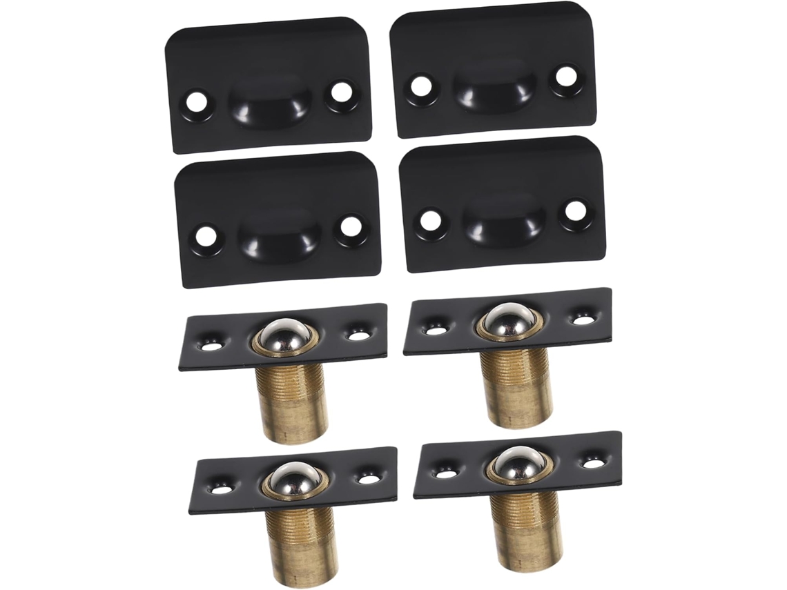 Conjunto Com 4-fechos De Esfera Ajustáveis Em Aço Inoxidável Design Invisível Portas Armários E Guarda Roupas
