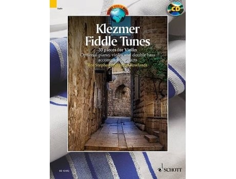 Livro klezmer fiddle tunes + cd de hal leonard publishing corporation (inglês)