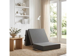 Vidaxl Sofá Cama Dobrável 90 X 63 X 45 Cm Cinzento-claro