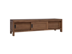 Vidaxl Gabinete Para Tv 110 X 30 X 30 Cm Madeira De Teca Sólida