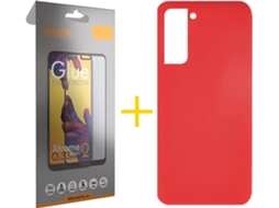 Capa + Película para Samsung Galaxy S22 5G ACCETEL Vermelho