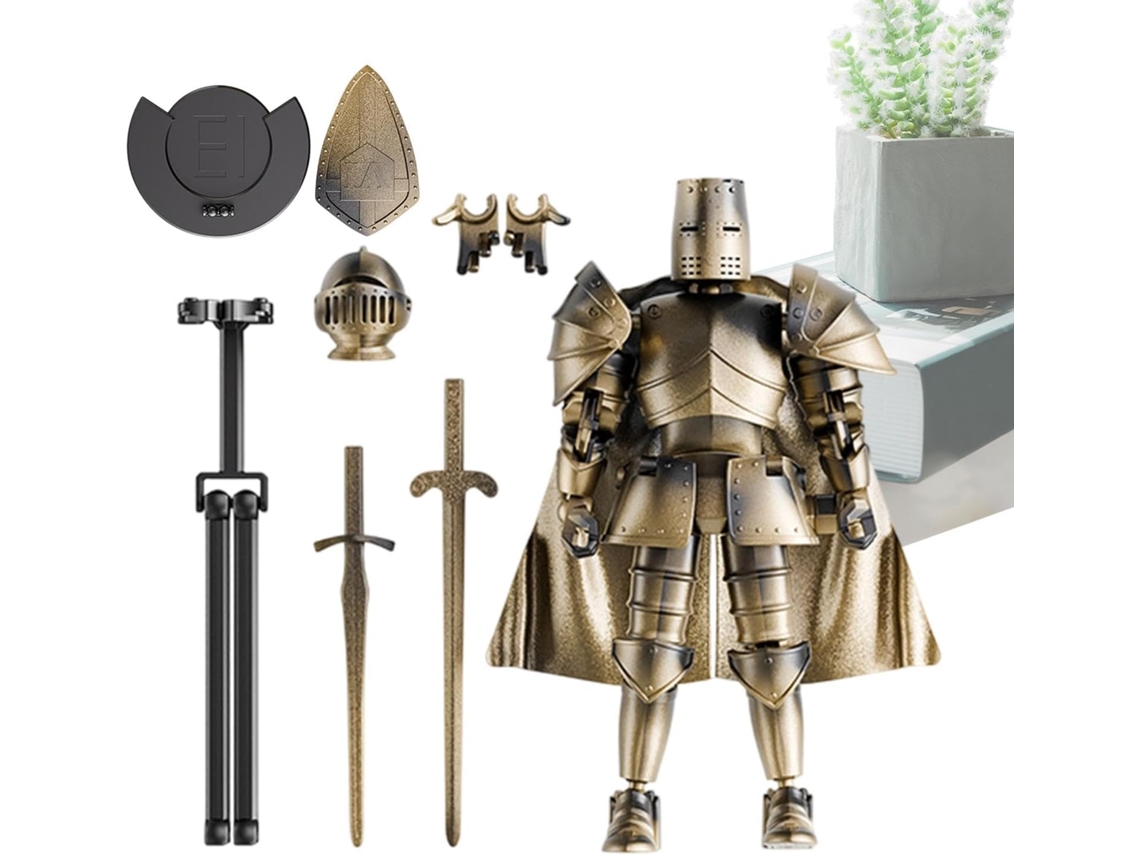 Figuras De Ação, Estátua Flexível E Articulada, Modelo De Cavaleiro Para Exibição.
