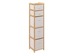 Cestas De Caixa De Bambu Marrom 5 FIVE SIMPLY SMART