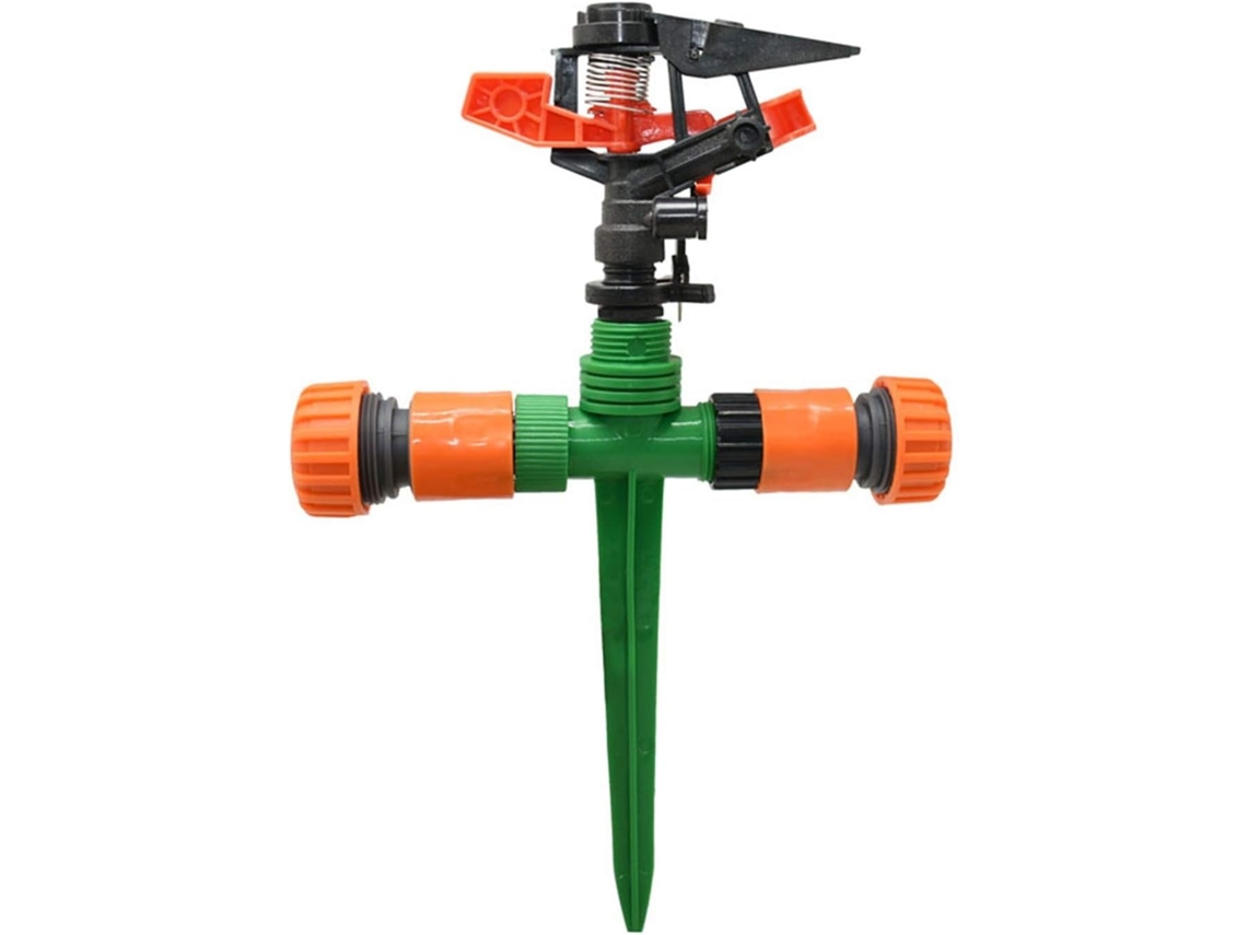 Conector Ajustável para Reparo de Mangueira Irrigação Jardim com Suporte Bico Giratório Oscilante 1/2" | S/MARCA