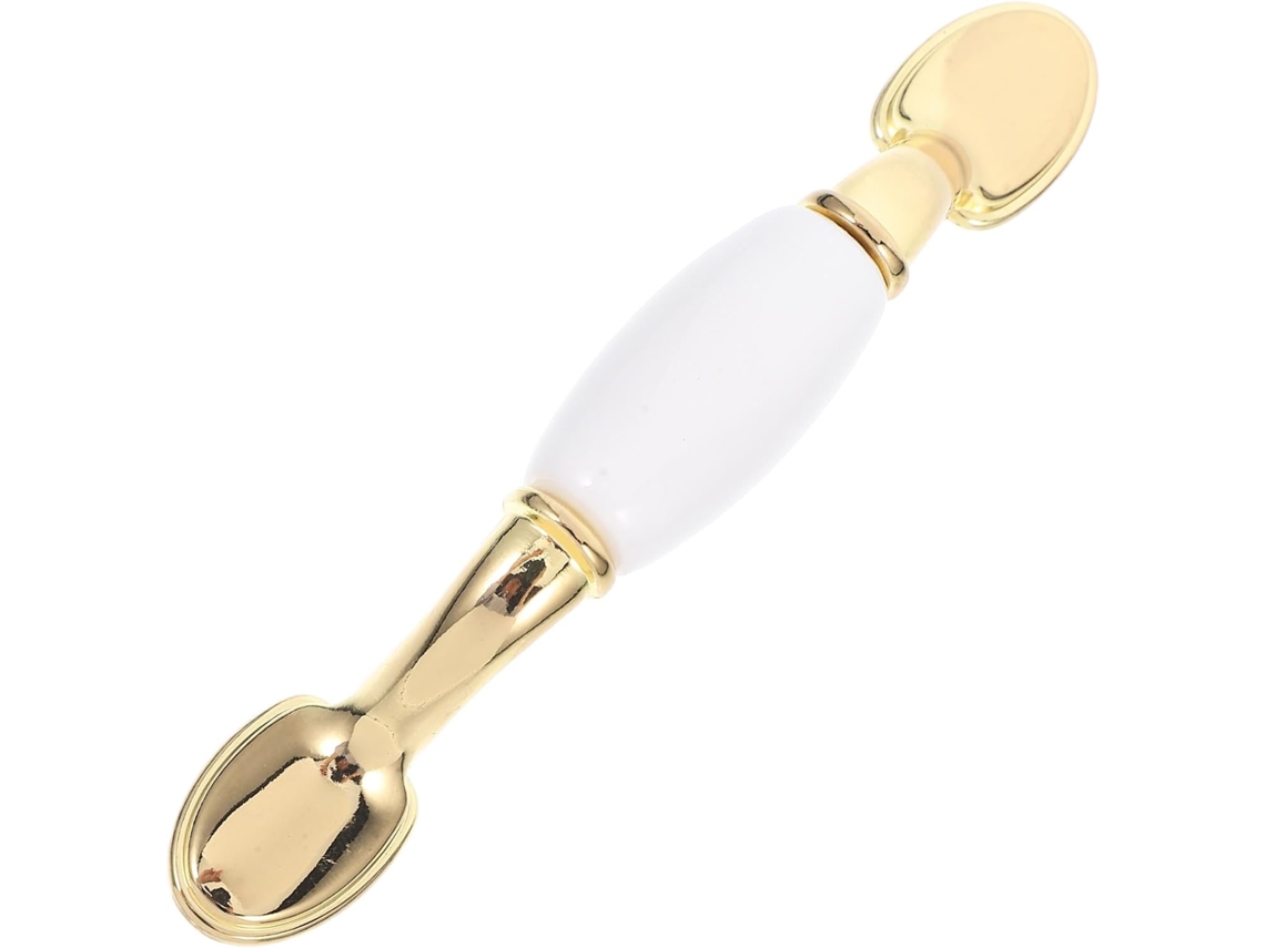 Puxador De Cerâmica Vintage Fenical Para Armários Cozinha E Cômodas, Feito Em Liga De Zinco