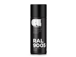 Spray Acrílico Premium Brilhante Ral Cosmos Lac 400 Ml (Ral 9005 Preto Intenso)