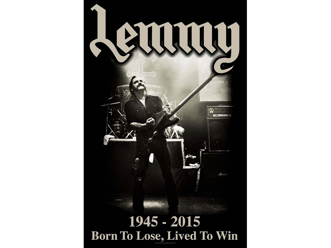 Póster ROCK OFF Lemmy Lived To Win
