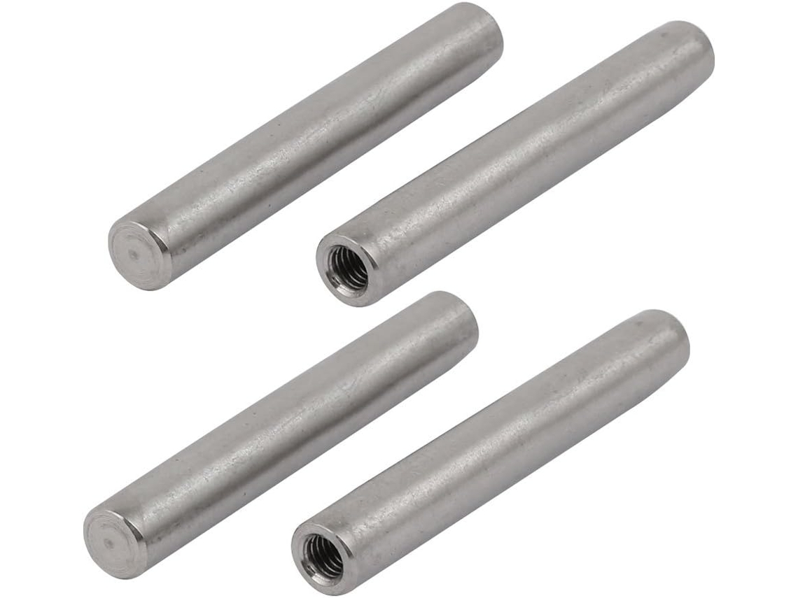 Pino Redondo 304 M6 com Rosca Fêmea, 10mm X 70mm , 4 Pçs CHABERLU