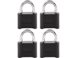 Cadeado Com Código, Resistente Às Intempéries, Preto, Para Exterior