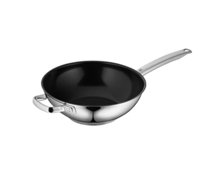 Panela Wok de Aço Inoxidável 28Cm 0748486021 WMF