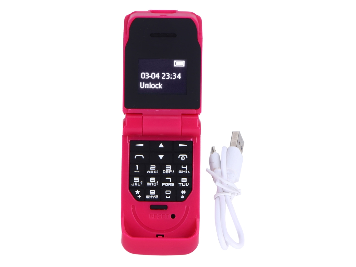 Telefone Clamshell Mini LAXISCREED 32mb/64mb Transformação de Voz