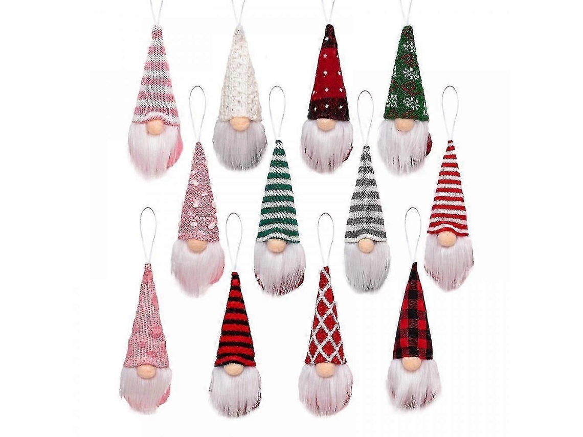 Enfeites Para Árvore De Natal, Pingente De Velho Sem Rosto De Malha, Estilo Natalino 326 Olysi Shop