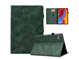 Capa De Couro Com Relevo Tower Para Tablet Lenovo Tab M11 / Xiaoxin Pad 11 2024