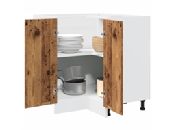Vidaxl Armário Cozinha “lyon” 75,5x75,5x81,5cm Madeira Velha