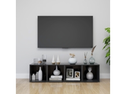 Vidaxl Móveis de Tv 4 Pcs 37x35x37 Cm Derivados de Madeira Cinzento
