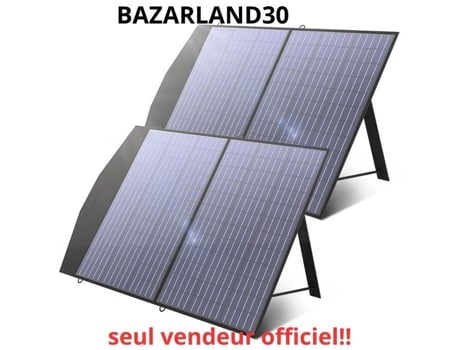 Bazarland30.allpowers Sp027 2x100W Painel Solar Dobrável IP66 à Prova D'água Kit de Painel Solar Portátil com Saída de 18V