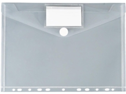Pasta para 4 pastas, Bolsa para documentos, Pasta transparente, Organizador de bordados com 11 furos, Pasta para