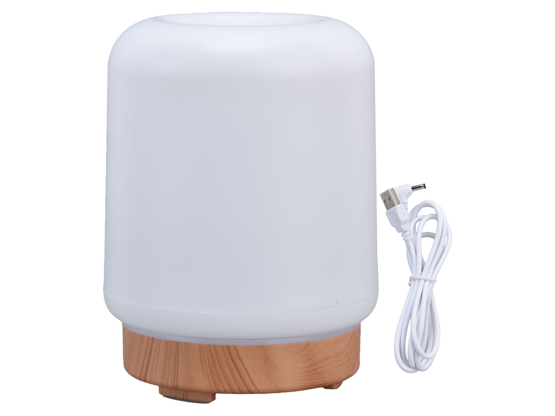 Difusor de Aromas com Luz Noturna de 200ml, Umidificador de Madeira para Quarto, Sala e Escritório LAXISCREED