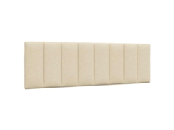 Vidaxl Almofadão De Cabeceira Hanko 160 Cm Tecido Creme