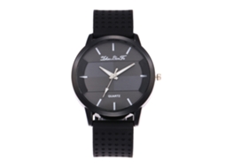 Reloj Casual De Moda Para Hombres Zhoulianfa Cuarzo Con Correa De Silicona (agujas Negras)