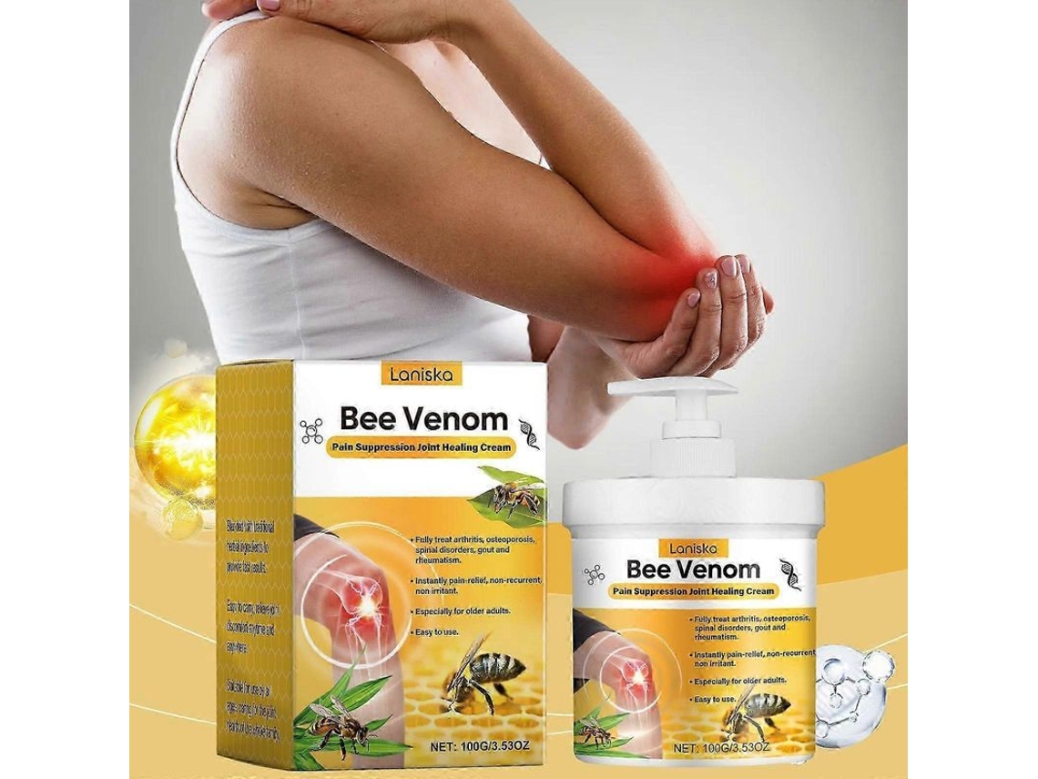 Creme Terapêutico De Veneno De Abelha Para Articulações E Ossos, Alivia Discomfort Muscular E Articular