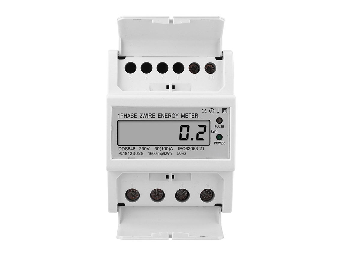 Laxiscreed Medidor De Energia Monofásico Com Tela Lcd Para 230vac