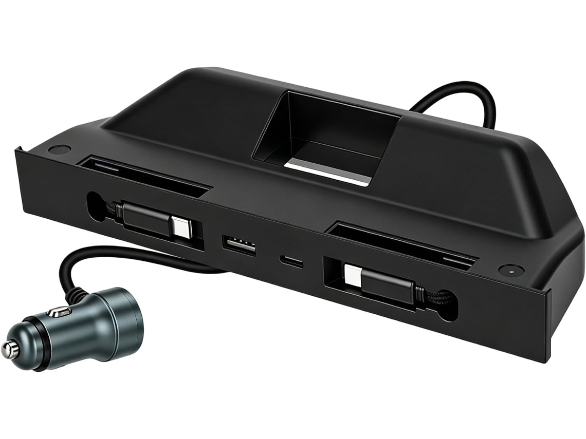 Hub Usb Para Tesla Model 3 Y Com Carregamento Rápido E Expansão.