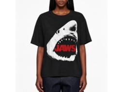 Rockinstone Jaws Movie Comin' For U Black Adult T-shirt Size:m