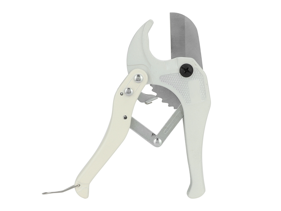 Cortador De Tubos Laxiscreed Com Lâmina 3cr13 Niquelada, Branco, Para Pvc E Ppr, Desempenho Rápido