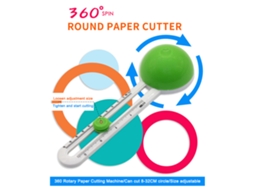 Cortador Circular De Papel Manual Para Scrapbooking