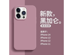 Capa De Silicone Para Iphone 17 Na Cor Blackgrorant, Cobertura Total, Cor Sólida, Proteção Contra Quedas.