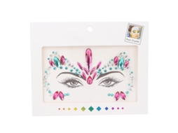 Joias Faciais De Maquilhagem Diy Com Glitter E Strass Temporários Brilhantes