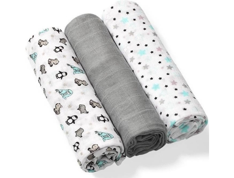 Fraldas de Pano  Fibra de Bambu Orgânico Natural Cinza