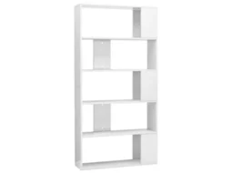 Book Cabinet, Book Cabinets Vidaxl Branco Madeira Processada (n/a)