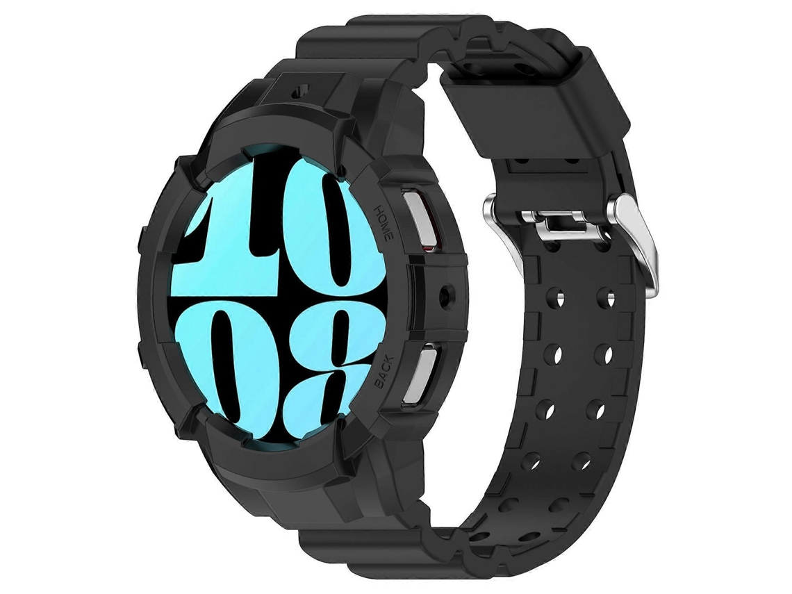 Pulseira De Silicone Armor Com Conjunto De Estojo Para Relógio