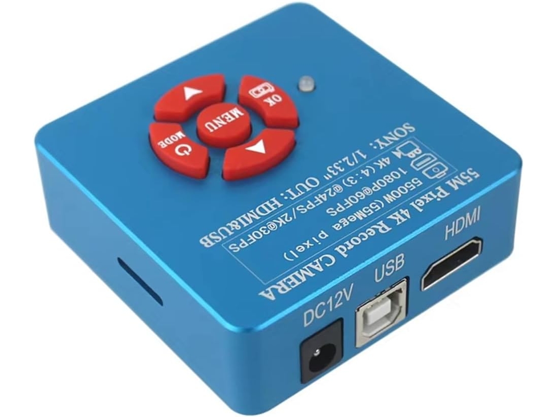 Microscópio Trinocular 4k Compatível Com Vídeo Digital Estéreo Eletrônico
