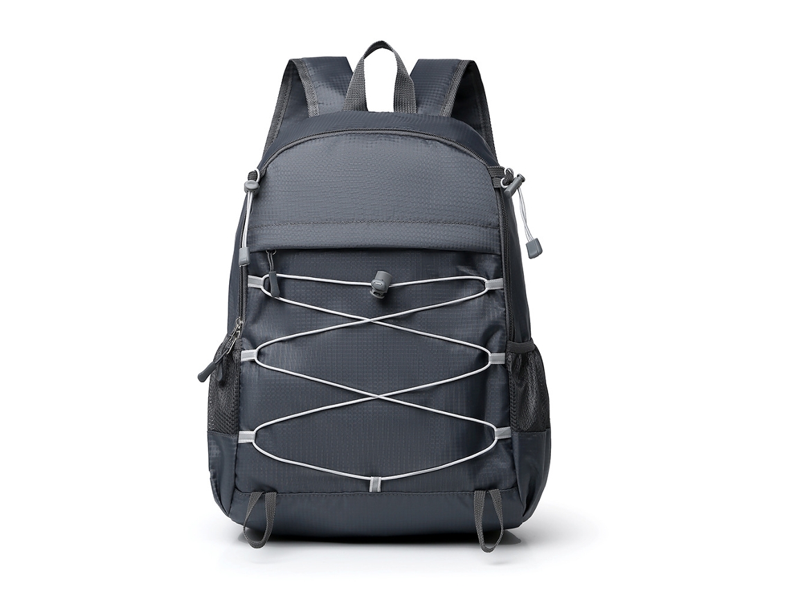 Mochila Esportiva Multifuncional E Leve (cinza), Ideal Para Caminhadas.