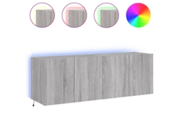 Tv Wall Cabinet, Tv Wall Cabinets Vidaxl Cinzeto Madeira Processada (60 X 35 X 41 Cm)
