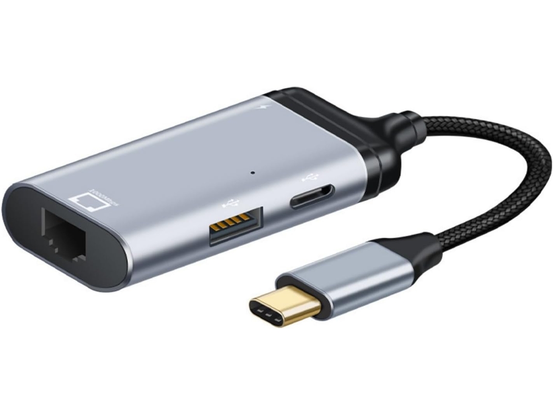 Adaptador Usb c para Vga Durável, em Alumínio, Compatível com Hdtv Até 4k. SFUSHOS