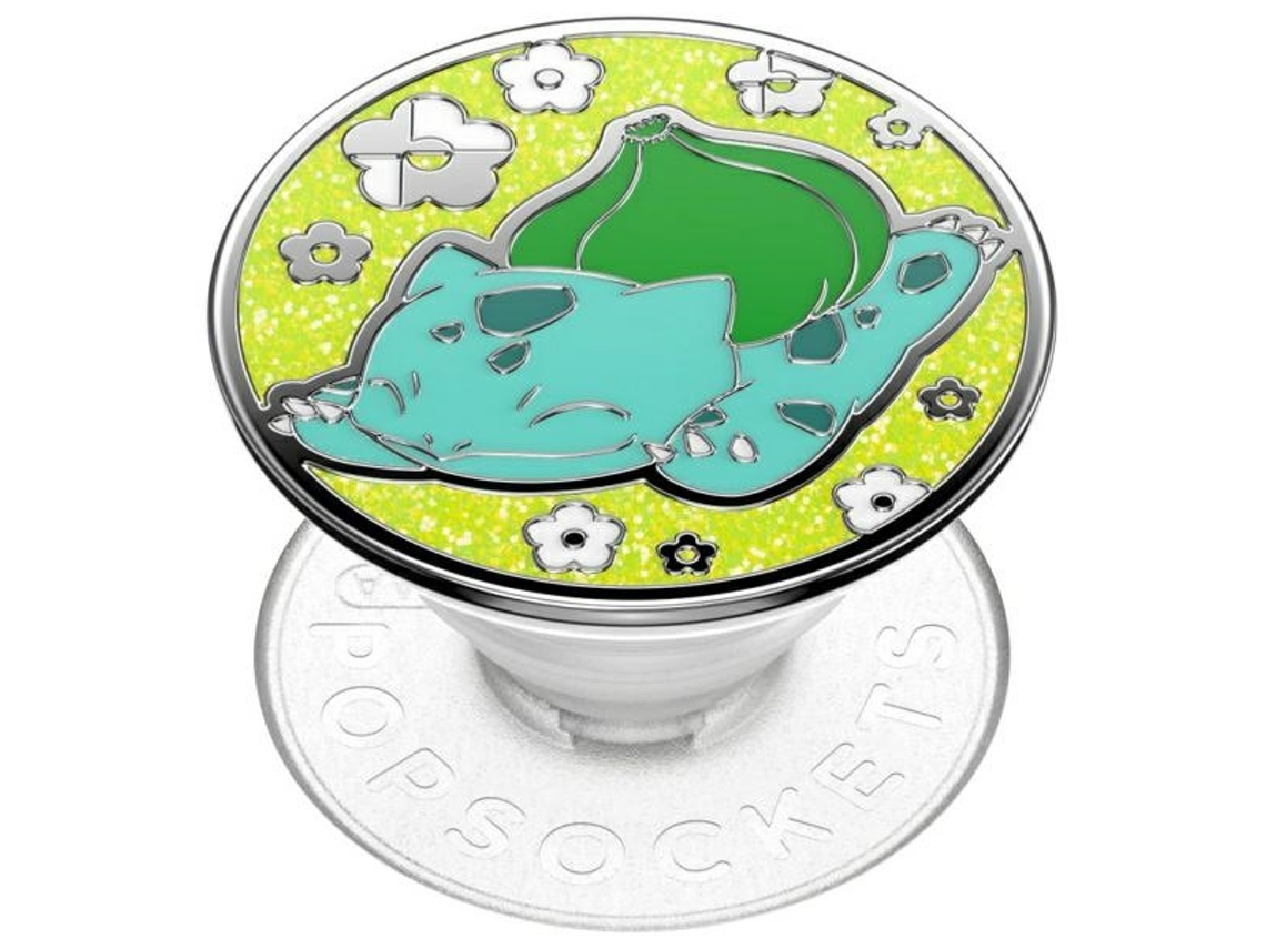 2 Suportes para Celular Bulbasaur para iPhone 11, 12, 13 e 14 Popsockets