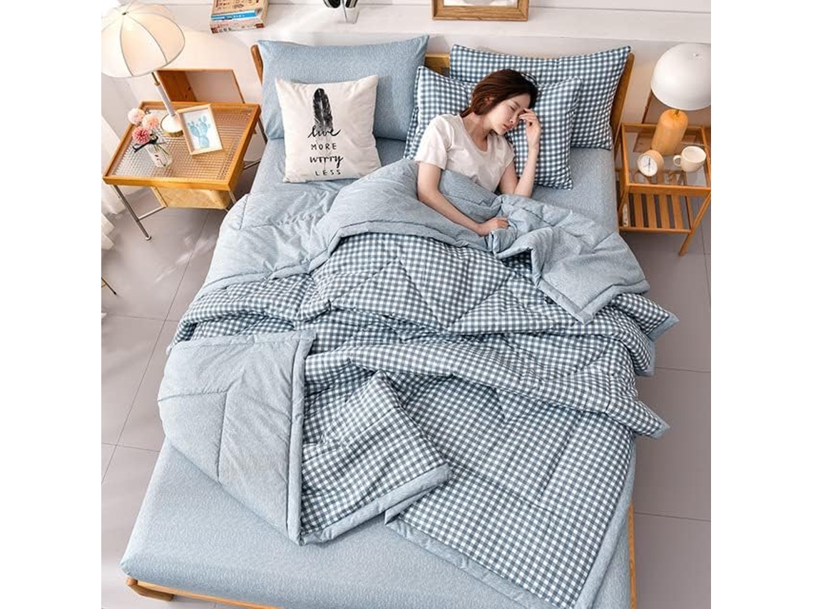 Edredom Fino e Moderno de Algodão Macio para o Verão Ideal Conforto na Cama, Macio, Quente, Ideal para Quarto